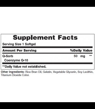 Nature's Bounty Q-Sorb CoQ-10 50mg